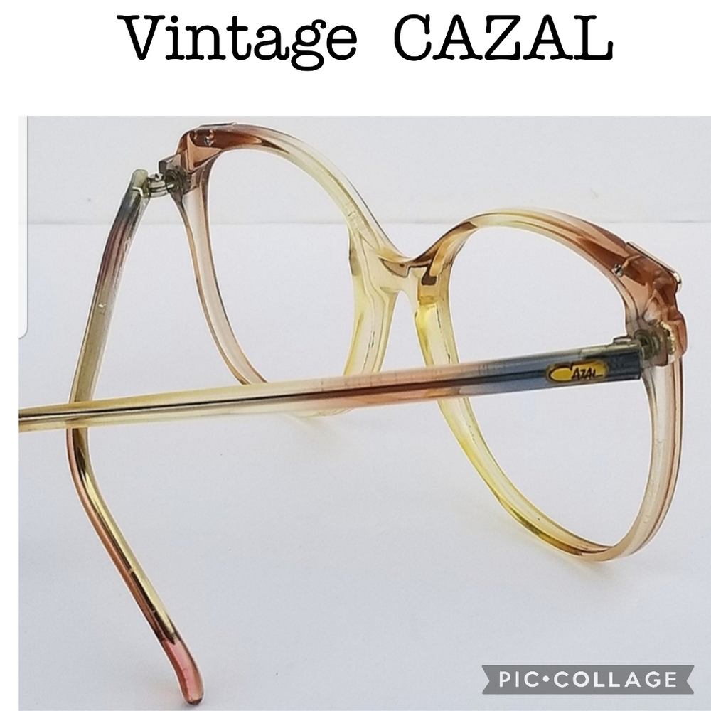 Vintage Gorgeous Clear CAZAL Oversized Eyeglasses Frames